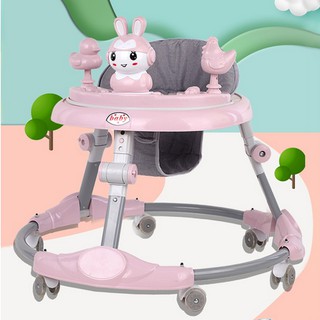 515M Adjustable Baby Walker with Music Girls Boys Toy Chair Walker (Suitable for 6- 24 months)