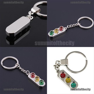 [YSUM] New Mini Traffic Light Car Key Ring Chain Classic 3D Keyfob Keychain Gift RUY (8)