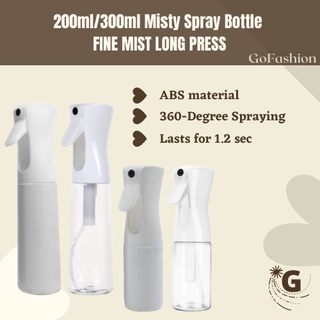 200ml/300ml Misty Spray Bottle FINE MIST LONG PRESS