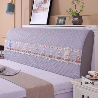 All-inclusive Bed Headboard Cover Solid Thicken Bed Head Cover Soft Bed Back Dust Protector sYJR