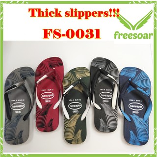 NEW ARRIVAL!!! FREESOAR Thick Flip- flops Slippers for MEN FS-0031 (sizes 40-44)