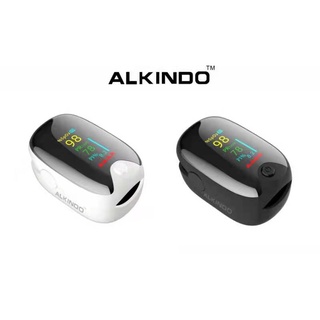Alkindo Pulse Oximeter Monitor Finger Oxymeter Meter Clip With Free Battery