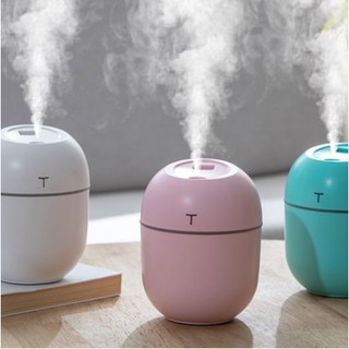 【Ready stock】 Ultrasonic Mini Air Humidifier 200ML Aroma Essential Oil Diffuser for Home Car USB Fogger Mist Maker with LED Night