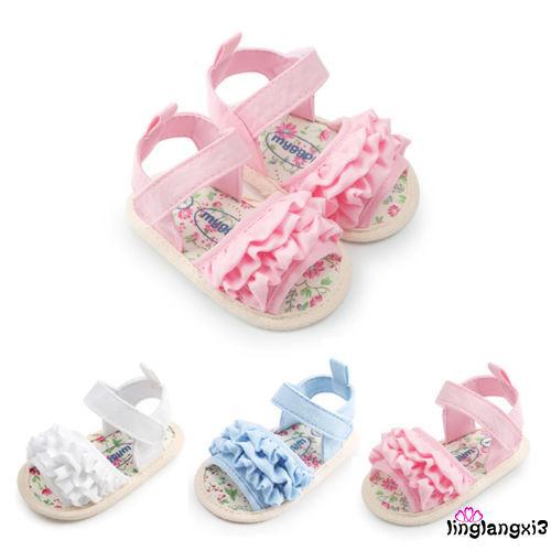 XLP-Baby Girl Shoes Flower baby Toddler Princess First (1)
