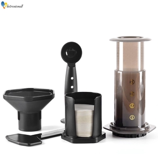 Portable French Press Coffee Maker | Vacuum Insulated Travel Mug for Commuter Elec