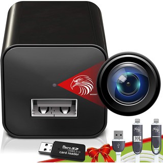 Spy Camera Charger - Hidden Camera - Premium Pack - Mini Spy Camera 1080p - USB Charger Camera