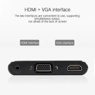 HDMI To HDMI VGA Converter Audio Female Display Port Cable Splitter Adapter For Computer Projector TV Monitor (7)