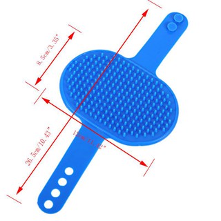 ❀【Ready stock】Pet Palm Grooming Massage Hair Removal Bath Brush Glove Dog Cat Puppy Comb