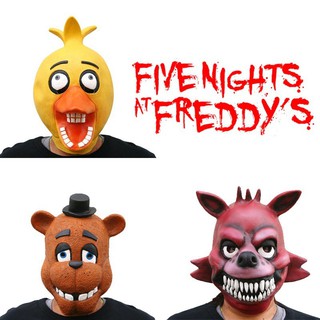 Five Nights At Freddy's FNAF Freddy Fazbear Latex Mask Cosplay pp6w