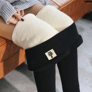 Raw Outer Pants Fleece Sweatpants Wear Inner High Thickened Learn Brushed Warm One~Super Thick Waist Lamb Trous