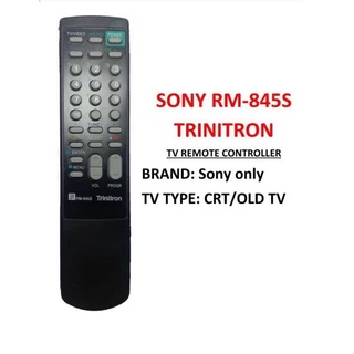 SONY TRINITRONS REMOTE CONTROLLER FOR CRT TV RM-845S