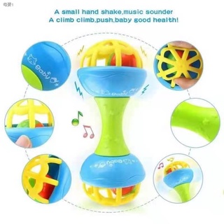 ☃┇Baby rattle rattle musical instrument set baby early education puzzle rattle toy（）0-36 months