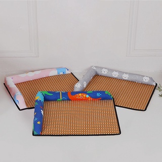 Cooling Mat Cooling Cushion Cooling Pad Comfortable Soft Ice Pad Heat Relief Canvas + Mat 3 Color