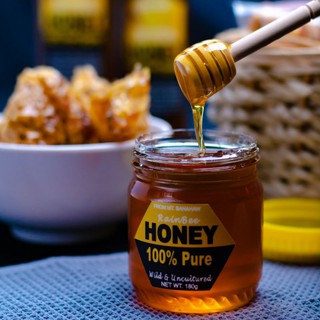 Pure Raw Wild Honey uncultured Organic 180grams (125ml)