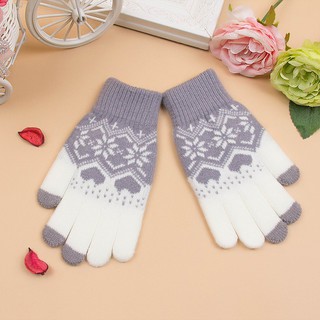 Winter Warm Thermal Thicken Driving Knitting Gloves (1)