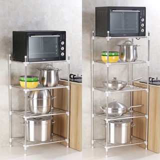 Genuine stainless steel kitchen rack send hook pot multi-layer storage arrangement basin shelf