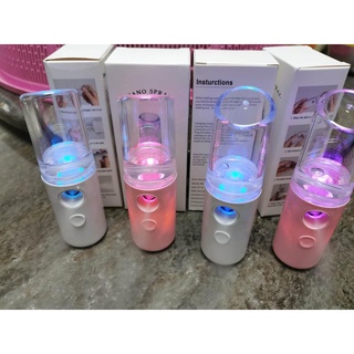 Facial Mist✓Rechargeable USB Portable Nano Mist Spray (7 colors) lipstick style