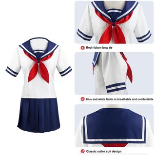 Japanese Korean Version JK Suit Cosplay Costume Women Uniform High School Sailor Navy Girls Japanese
