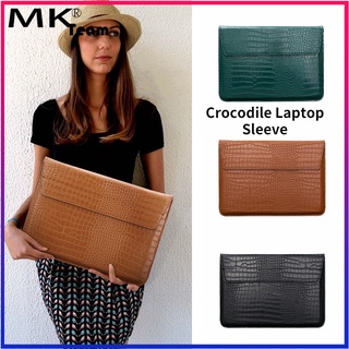 Crocodile Laptop Bag for Macbook Air 13 A2337 Leather Case Huawei Matebook 13 14 D14 D15