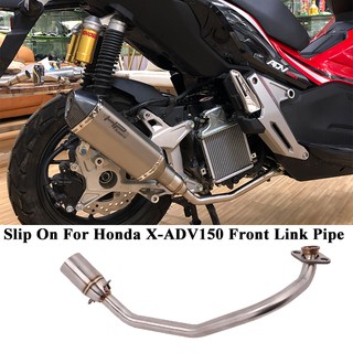 For Honda X-ADV 150 X ADV150 Motorcycle Yoshimura Exhaust Modified Manifold Middle Link Pipe 51mm Stainless Steel
