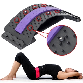 Suolaer Magnetic Back Massage Muscle Stretcher Posture Corrector Stretch Relax Stretcher Lumbar Support Spine Pain Relief Chiropractic