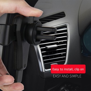 Gravity reaction Car Mobile phone holder Clip type air vent