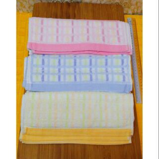 Cotton Face Towel Checkered (3's/6's)