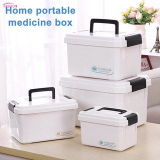 Portable First Aid Kit Plastic Box Multi-Functional Cabinet Family Emergency Kit Box