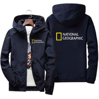 National Geographic Jacket Men's Survey Explorer Top Jacket Men's Fashion Outdoor Clothing Funny
