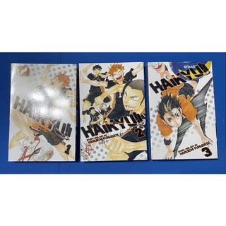 [ ONHAND ] Haikyu!! Manga Volume 1, 2 & 3 VIZ MEDIA Haruichi Furudate Haikyuu Manga