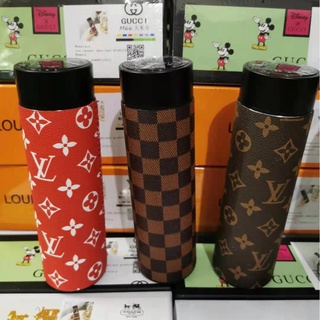 【Spot goods】❐✧LV TUMBLR fashion brand water bottle with/thermometer 500cc Tumbler Digital With LED t