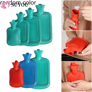 SUYOU Warm Supplies Hand Warmer Explosion Proof Water Injection Bag Hot Water Bottle Keep Warm Old Fashioned Plain Twill Thicken Rubber