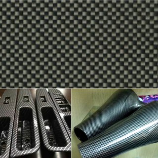 ❀★Black Carbon Fiber Water Transfer Dipping Hydrographics