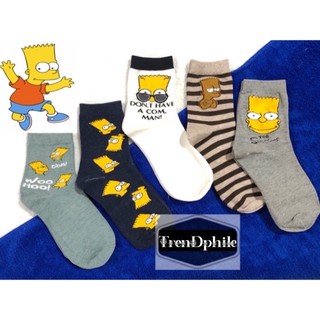 Bart Simpson Iconic Korean Socks