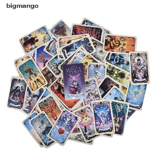 BMPH Belle 78pcs Tarot Cards Mystical Manga Tarot Cards Party Tarot Deck Supplies English Modish
