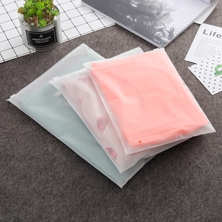 PE frosted transparent clothing packaging storage ziplock plastic bag ziplock packaging bag