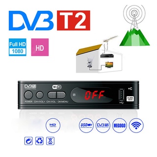 DVB-T/T2 Smart TV Box H.265 Digital HD 1080P USB2.0 Tuner Receiver Satellite Decoder TV Top Box For