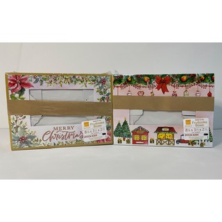 3½" x 8⅛" x 2½" Pre-formed Christmas Pastry/Loaf Box (5 pcs/pack)