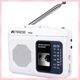HOT RETEKESS TR606 Cassette Player With Portable AM FM Radio Walkman Tape Player Recorder Support St
