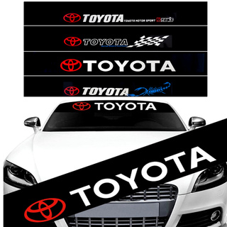 Toyota Car Styling Front Windshield Decals High Quality PVC Waterproof Strong Reflective Stickers
