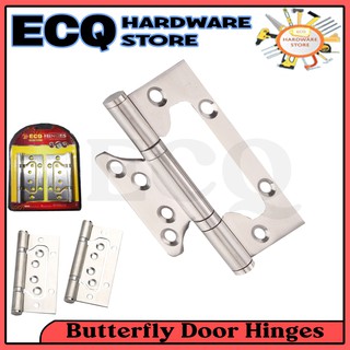 HINGES-8316 Submother Butterfly Door Hinge 4 x 3 2 Ball Bearing Stainless Steel