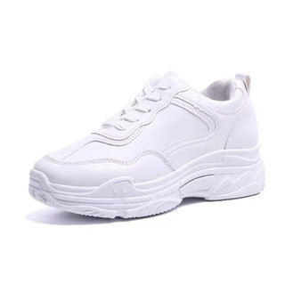 ST&SAT New korean White shoes high quality (add one size)