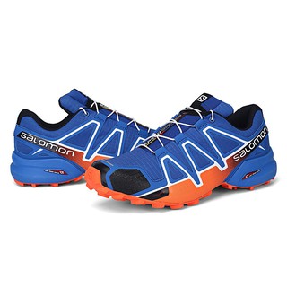 100% Original Salomon Shoes Speed Cross 4 Outdoor Professional Hiking sport Shoes Orange blu40-46 (5)