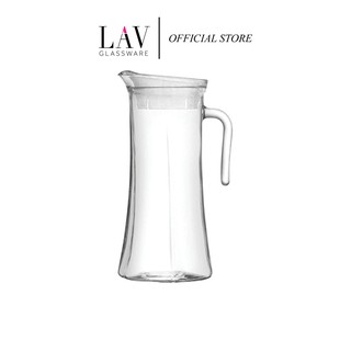 LAV Truva 1-Piece Glass Pitcher with Lid (1.4 L)