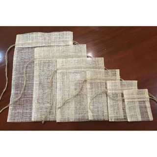Drawstring Bags☋◑Flat Abaca Sinamay Drawstring Bag