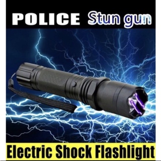 Taclight Flash Light 3in1 Police LED Tactical Flashlight with Electric Rechargeable Emergency Torch