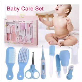 Today Market 10 pcs Baby care Baby grooming Kit with Color Box Baby Grooming Kit