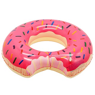 Lazy outdoor2 Sizes Swimming Ring for Swimming Pool Inflatable Donut Thickened Summer Floating Ring