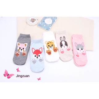 Korean 3D Girl's Paws Animals cotton socks iconic socks