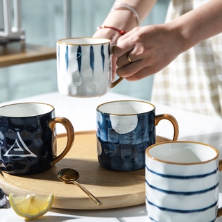 Japanese Ceramic Mug Water Cup Ceramic Cup Tea Cup Milk Breakfast Cup Office Home Coffee Cup 350ML